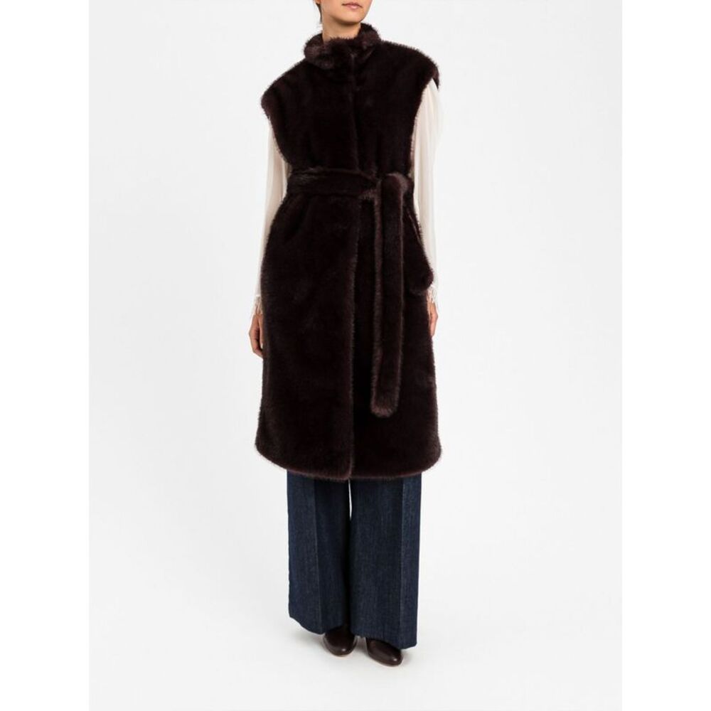 Actitude Twinset Women Fur Coat Woman Actitude Twinset